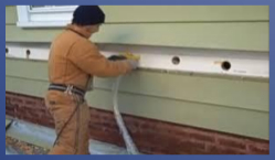Blown-In Insulation Between Studs Saves On Your Utility Bills